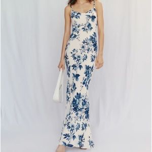 Reformation Maxi Gown Sundress Floral